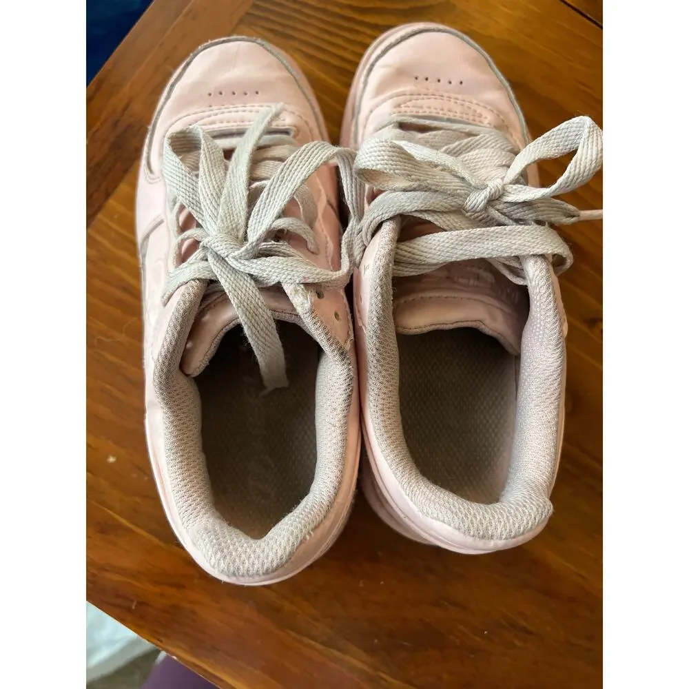 Heelys Roller Skate Shoes Youth Size 3 Yth 3‎ Pink Monochrome Wheeled Sneakers